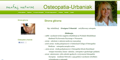Osteopatia Grażyna Urbaniak